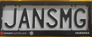 Full size image of Personalised Plate - JANSMG